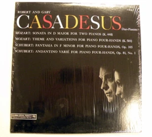 Mozart/Schubert: Robert & Gaby Casadesus (Vinyl, Columbia, P14196) - Picture 1 of 2