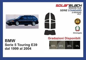 pellicola oscurante BMW serie 5 Touring E39 dal 1999-04 kit posteriore STANDARD - Imagen 1 de 1