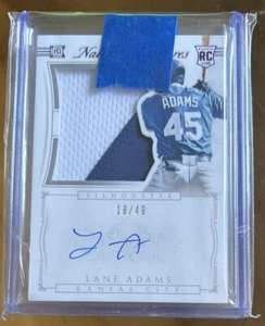 2015 National Treasures Lane Adams Rookie Silhouette Patch Auto #18/49 Royals RC - Picture 1 of 2