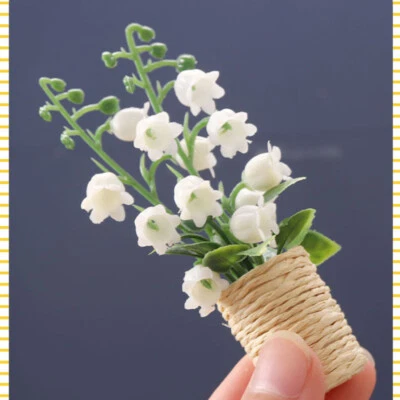 1/6 Scale Dollhouse Miniature Flowers Garden Green Plants Fit for 11.5 Inch Doll - Image 1 of 4