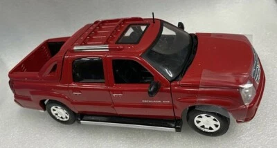  Escalade Ext 2002 escala 1:27 rojo Anson raro hallazgo imprescindible  Foto 1 de 4