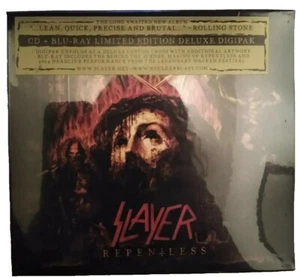 Repentless by Slayer (CD, 2 Discs Digipack, Nuclear Blast) (Brand New)(Unopened)