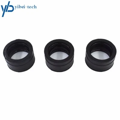 3 Pack Carb Intake Fit For Yamaha XS750 XS850 Manifold Boots Holders Kit 11-6114 - Image 1 of 4