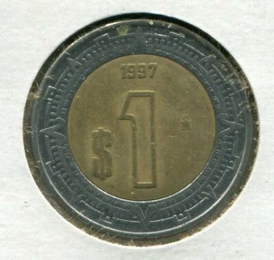 Moneda Extranjera - México - Un Peso 1997 Foto 1 de 2