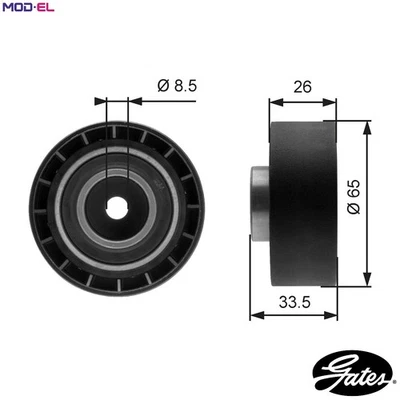 TENSIONER PULLEY VRIBBED BELT T39057 FOR MG EXPRESS/Hatchback/Van MGF  LOTUS - Image 1 of 4