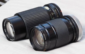 2x Canon FD Mount Zoom lenses Kiron 30-80mm f/3.5-4.5 & Tokina 80-200mm f/4.5 - Picture 1 of 13