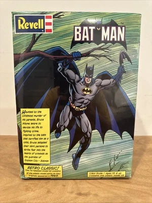 1999 Retro Revell BATMAN Model Kit In Box DC Comics 1965 Aurora Reproduction - Image 1 of 2