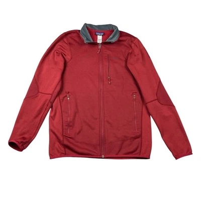 Chaqueta Patagonia Para Hombre XL Roja Cremallera Polartec Forrada de Vellón Exterior *Agujero Foto 1 de 4