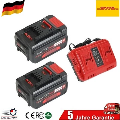 18V 6,0Ah/5,0Ah Ersatzakku Für Einhell Akku Power X-Change Lithium PXC LED DE - Bild 1 von 4
