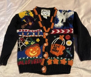 Vintage Halloween sweater heirloom collectibles Child’s size 4 - Picture 1 of 8