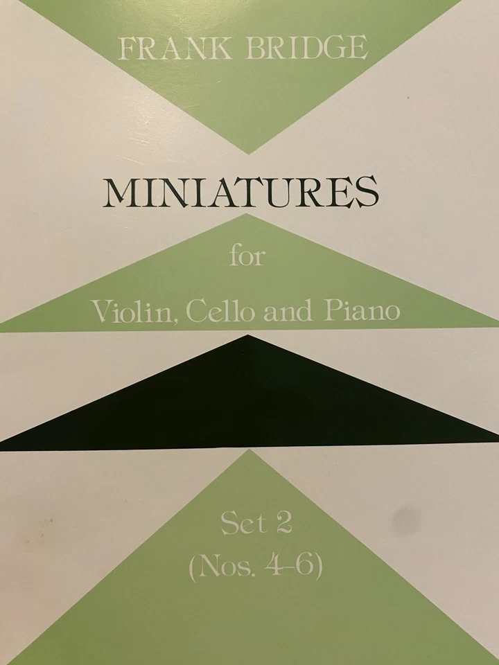Frank Bridge Miniatures for Violin, Cello & Piano - Image 1 of 1