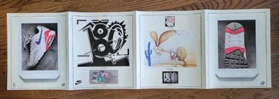 Ralph Steadman Nike Air Max 180 Zapato Promo 8 Páginas Revista Insertar Anuncio Impreso 1991 Foto 1 de 4