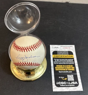 Reggie Jackson Auto Autograph Baseball OAL Official American League Ball JSA COA - Image 1 of 4