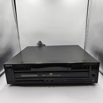 SONY CDP-C625 5-Disc CD Compact Disc Player 1992 JAPAN - Image 1 of 4