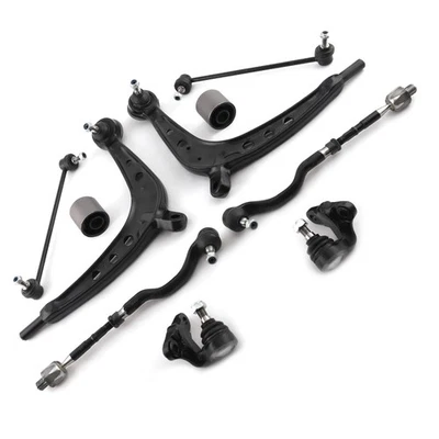 Juego de 10 Kit de brazo de control de suspensión delantera para BMW 325xi 330xi E46 2.5L 3.0L Foto 1 de 4