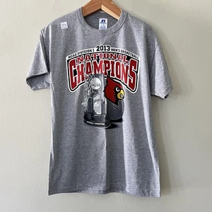 Louisville Cardinals 2013 NCAA Basketball National Champions T-Shirt M NWT - Picture 1 of 6