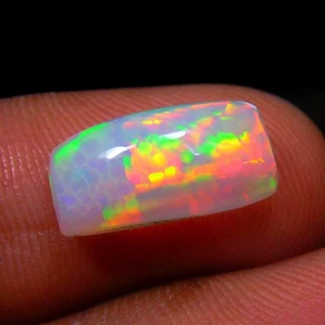 AAA Quality Honeycomb Ethiopian Opal Cabochon Gemstone 13.2x6.1x5.3mm 2.75ct - Picture 1 of 4
