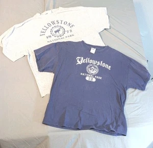 Yellowstone Nationalpark T-Shirt Herren XL Lot Delta Pro blau weiß - Bild 1 von 12