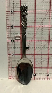 Cuchara de recuerdo con flor de rosa  - Imagen 1 de 2