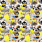 Baby Looney Tunes Pattern Digital Printed Fabric 100%  Cotton Cut By Yard/Meter