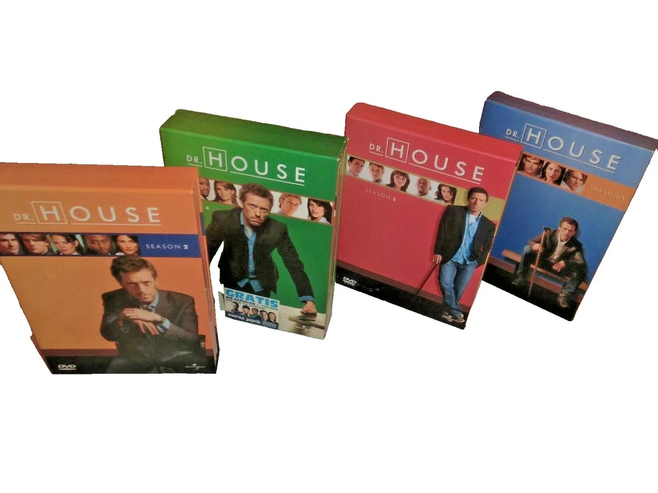 Dr. House Season 1-4 / 13 DVDs / 3611 Minuten / komplett in Pappschuber - Bild 1 von 1