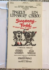 Sweeney Todd The Demon Barber of Fleet Street 1979 Cast Recording Cassettes - Picture 1 of 6