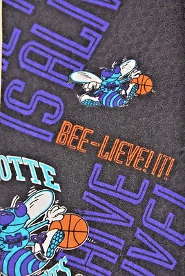 Corbata vintage Ralph Marlin para hombre Charlotte Hornets baloncesto corbata genial Foto 1 de 4