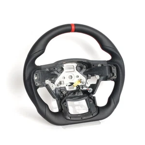 Steering Wheel For Ford Raptor 2015 Black Full Leather Customized - Picture 1 of 5