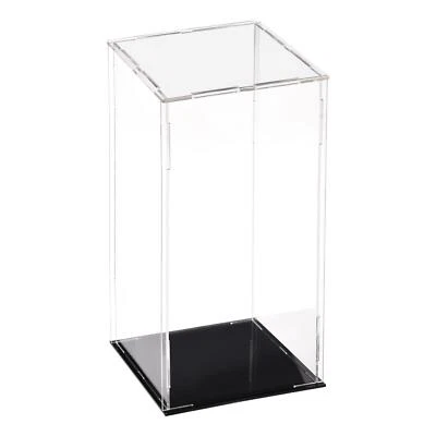 Acrylic Clear Display Case Box Dustproof Protection Showcase 10x10x25cm - Image 1 of 4