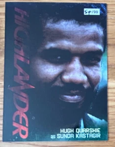 HIGHLANDER MOVIE EXPANSION SET: CAST (CHARACTER) CARD CC5 HUGH QUARSHIE AS SUNDA - Picture 1 of 1