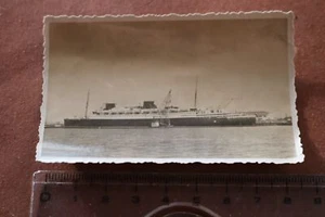 tolles altes Foto - Passagierdampfer - Europa ??? 30-40er Jahre  - Picture 1 of 4