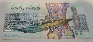 Cook Islands 3 Dollars, 1992, P-6, UNC, Commemorative, Stains - Picture 1 of 2