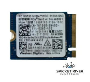Western Digital SDBPTPZ-512G-1012 512GB NVMe m.2 SSD Solid State Drive SN530 - Afbeelding 1 van 2