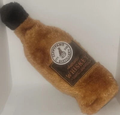 ZIPPY ЛАПЫ ЛИКЕРОВОДОЧНЫЙ ЗАВОД ПОДЛИННЫЙ ВИСКИ ОДИН БОЧОНОК БУТЫЛКА ИГРУШКА СОБАКА - Изображение 1 из 2