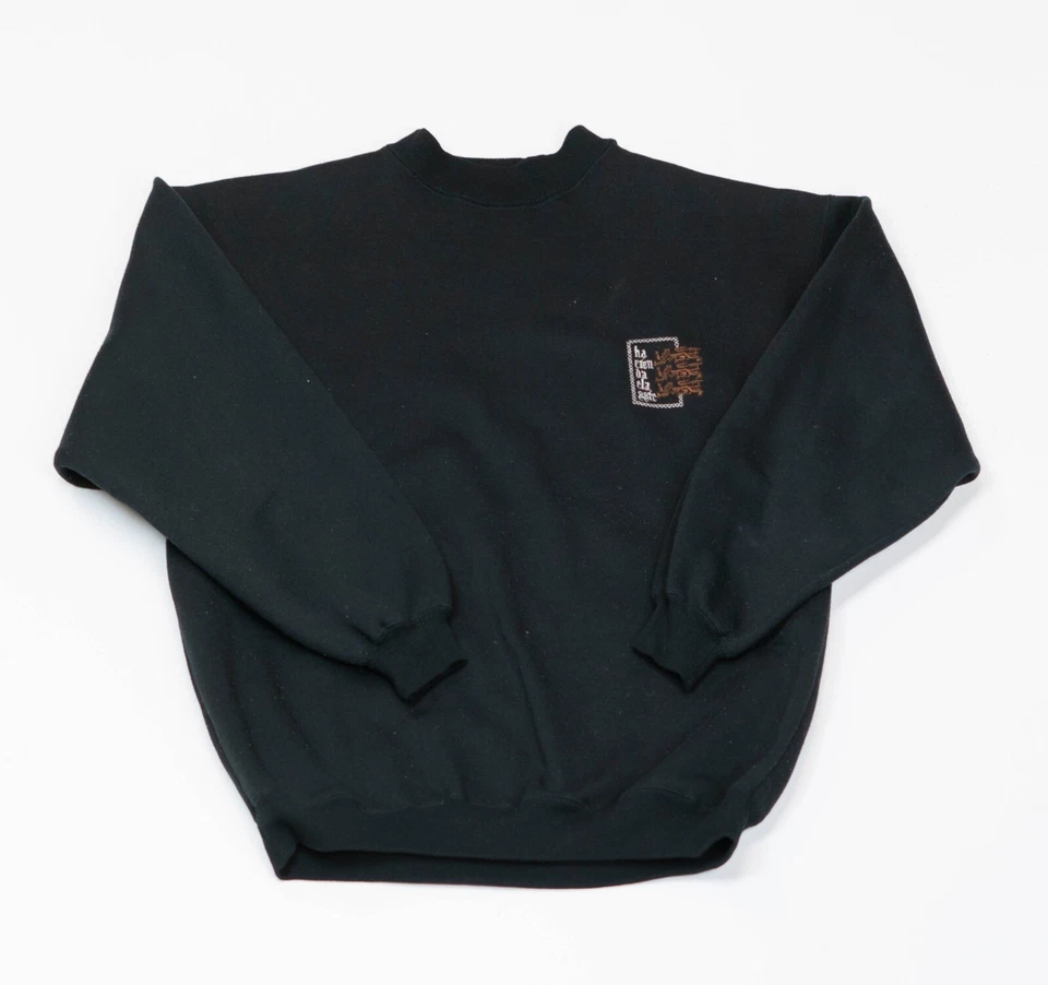 Vintage Hacienda Classic Black Music Sweatshirt - Women's Size Large 21.5x24 - Image 1 of 4