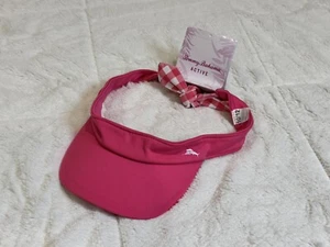 TOMMY BAHAMA GIRLS 10/12 KIDS PINK VISOR HAT FLORA NWT CUTE!! - Picture 1 of 3