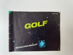 Golf Nintendo Nes Game Instruction Manual UK Version - Picture 1 of 3