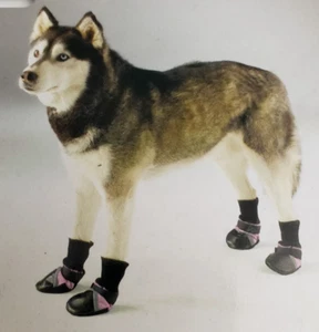 Guardian Gear Waterproof Dog Boots with Reflective Stripe XX-Small Pink - Picture 1 of 6