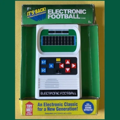 Basic Fun Retro Reissue Handheld Football Electronic Game 8+ in Original Box - Image 1 of 4