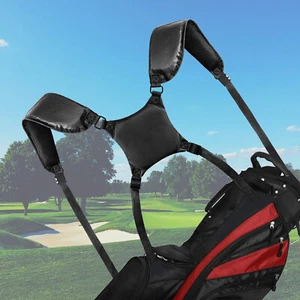 Golf Bag Straps Double Shoulder Replacement Adjustable Strap Padded Comfort - Picture 1 of 23