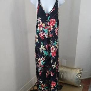 Love Culture Floral Multi Color Romper Jumpsuit 1pc - Picture 1 of 7