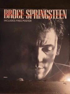 Bruce Springsteen Brilliant Disguise B/W Lucky Man U.K. 12"  INC LRG. POSTER - Picture 1 of 6