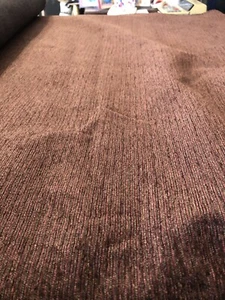 7 YARDS By 60” Wide Upholstery Chenille Soft Decorative Fabric Velvety Striped - Picture 1 of 3