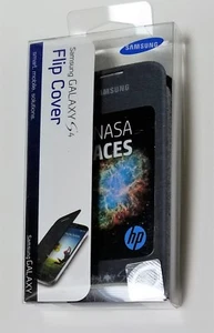 Samsung Galaxy S4 Flip Cover w/ Back Door HP NASA Aces Imprinted on the front - Picture 1 of 6