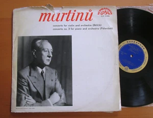 SUA 10386 ED1 Martinu Violin Piano Concertos Belcik Palenicek Supraphon Mono 1st - Bild 1 von 5