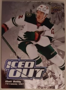 2022-23 Allure Matt Boldy Iced Out Card # IO-17 Minnesota Wild