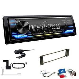 JVC KD-X472DBT Media Autoradio Bluetooth DAB+ für Audi A6 Facelift OEM 1 DIN - Bild 1 von 6