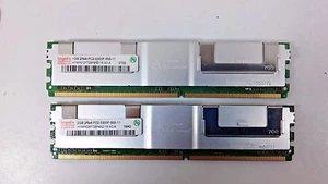 Hynix 4GB 2X 2GB DDR Server Ram Memory HYMP525F72BP4N2 HYMP512F72BP8N3 PC2-5300 - Picture 1 of 3