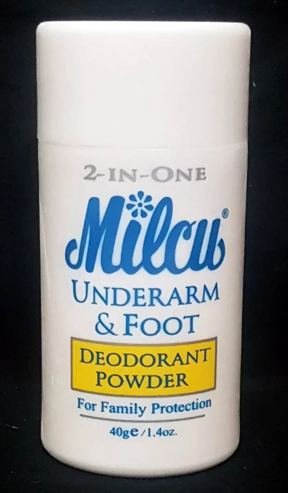 3 pcs MILCU 2 in 1 Underarm and Foot Deodorant Powder 40 g or 80 g selection - Image 1 of 1