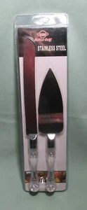 Wedding Cake Knife Server Set Servers Knives Supplies Home Garden Kitchen Party - Picture 1 of 2